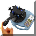 Torque tester testing an indicator lever